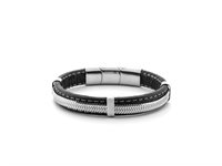 Bracciale 4US: Cesare Paciotti Uomo Primavera Estate 24 in Acciaio 4UBR6821